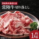 【ふるさと納税】【常陸牛】切り落とし 約1kg【茨城県共通返礼品】（HI-1）