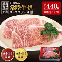 【ふるさと納税】【数量限定】幻の逸品 『常陸牛 煌(きらめき)』 ロースステーキ用 220g×2枚【水戸市 牛肉 常陸牛 お肉 おいしい ブランド牛 ステーキ 数量 限定 スライス加工】(BG-21)