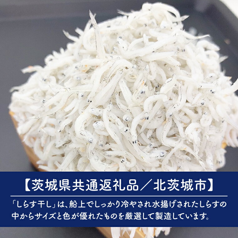 【ふるさと納税】【5ヶ月定期便】しらす干し 天日乾燥800g（400g×2）【茨城県共通返礼品/北茨城市】（HY-5）