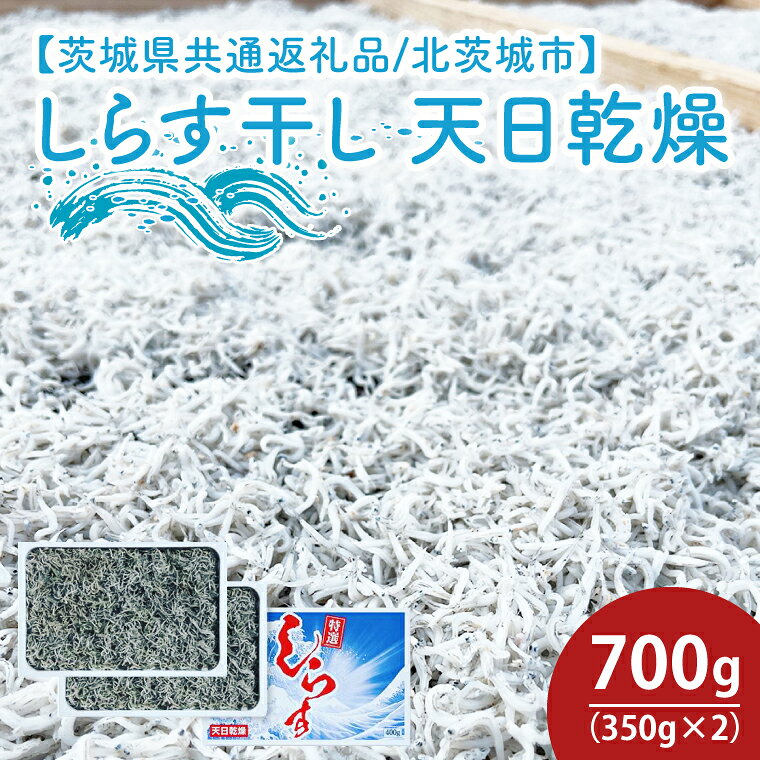 【ふるさと納税】しらす干し 天日乾燥700g（350g×2）（茨城県共通返礼品/北茨城市...