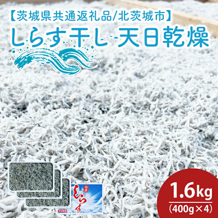 しらす干し 天日乾燥1.6kg（400g×4）【茨城県共通返礼品/北茨城市】（HY-1）