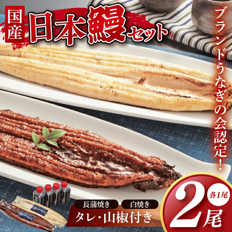 [胡豆柑]日本鰻・蒲焼・白焼きのセット[うなぎ 鰻 かば焼き 白焼 タレ 土用丑の日 水戸市 茨城県](DH-2)