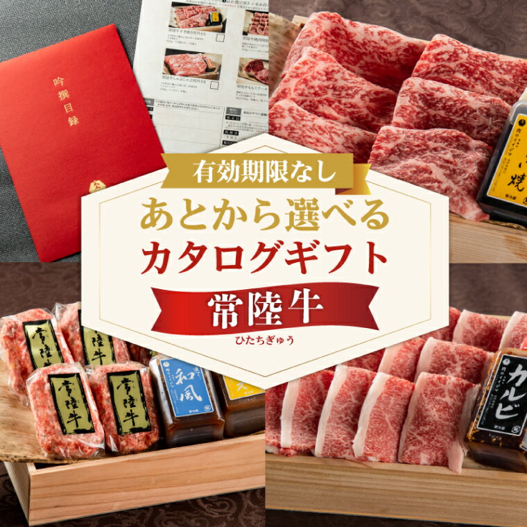 【ふるさと納税】カタログギフト 肉 常陸牛 イイジマ特選目録ギフト スタンダード 有効期限なし 切手不要 肉カタログ 食べ物 お歳暮 贈答用 景品 【肉のイイジマ】（DU-17）