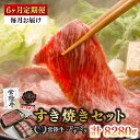 【ふるさと納税】【6ヶ月定期便】【常陸牛A5ランク・ローズポークすき焼きセット】常陸牛肩ロース780g+ローズポーク600g(ロース300g・ばら300g)【 ...