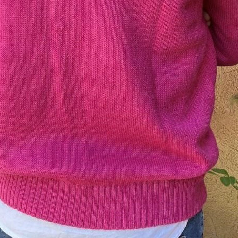 【ふるさと納税】【アルパカ専門店　TIKA】メンズカーディガンVネック　パステルピンク　(アルパカ100％) 【アパレル 洋服 おしゃれ 羽織 プレゼント 毛糸 大きめ サイズ 水戸市】（AL-1）