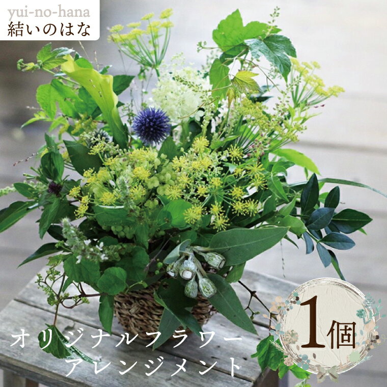 結いのはなオリジナルフラワーアレンジメント[サプライズ 花 お花 贈り物 誕生日 送別 母の日 ホワイトデー プロポーズ](DB-1)