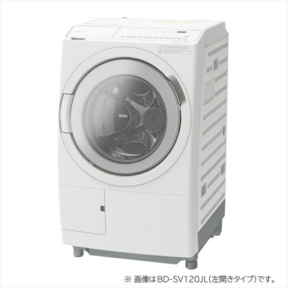 R－4　【ドラム式洗濯乾燥機ビックドラム】BD－SV120J　R（W）【沖縄県、離島への配送不可】【 洗濯機 HITACHI 日立 家電 茨城県 日立市】