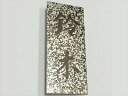【ふるさと納税】〈オーダーメイド〉表札シルバー ステンレス 180mm×80mm 【SUS オリジナル エッチング 銘板 縦型 】