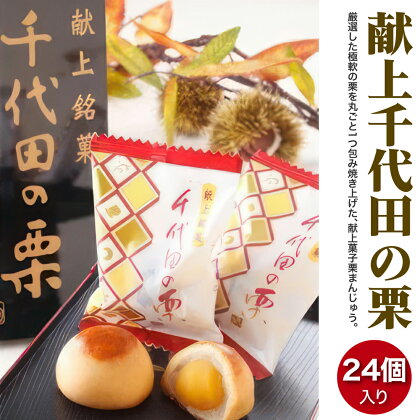 献上千代田の栗24個入◇※離島への配送不可