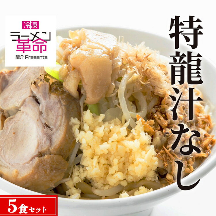 【ふるさと納税】【王道商品】特龍汁なし×5食セット※着日指定不可※離島への配送不可