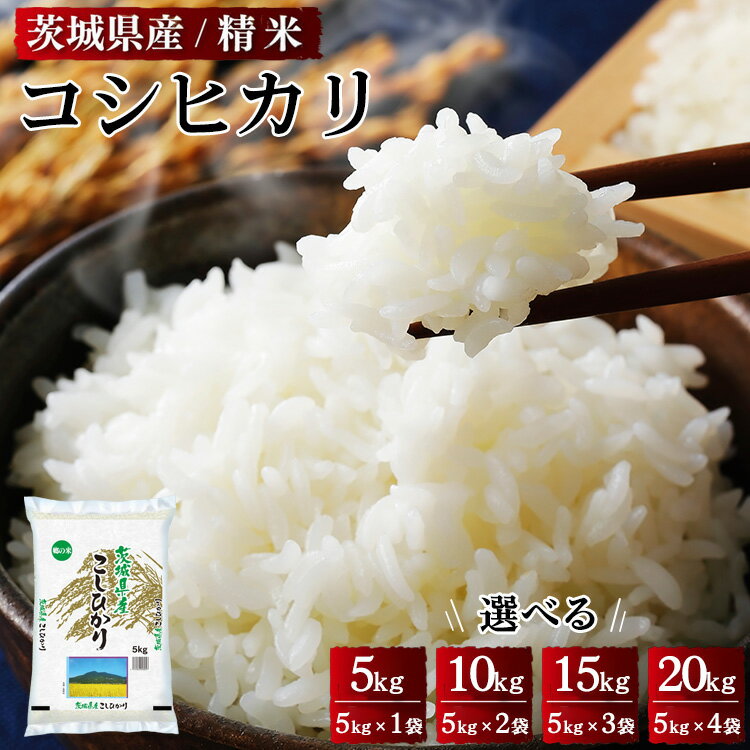 【ふるさと納税】＼重量が選べる／令和5年産 茨城県産 コシヒ