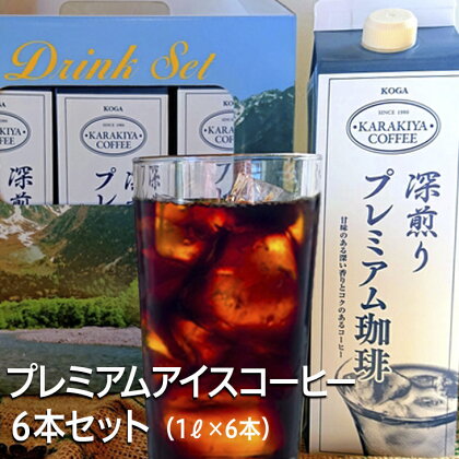 プレミアムアイスコーヒー 6本セット　甘みのある深い香りとコク◆_AK26