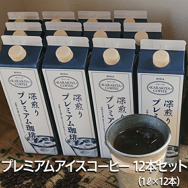 【ふるさと納税】プレミアムアイスコーヒー 12本セット　甘みのある深い香りとコク◆_AK27