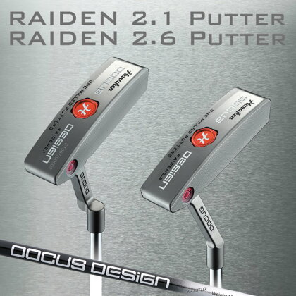 RAIDEN 2.1(クランク)／2.6(スラント) PUTTER カーボンシャフト装着モデル | ゴルフ DOCUS クラブ パター_CZ63※離島への配送不可