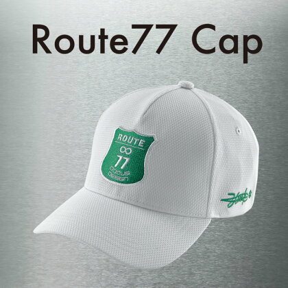 CZ80_Route77 Cap DCCP721 (ホワイト×グリーン／ネイビー×オレンジ) | ゴルフ DOCUS 帽子 キャップ※離島への配送不可