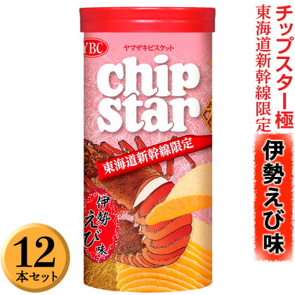 チップスター極「東海道新幹線限定　伊勢えび味」12本セット｜チップスター 極 chipstar ポテトチップス ポテチ スナック 新幹線 東海道新幹線 限定 地域限定 伊勢海老 伊勢えび_FA05 ※着日指定不可