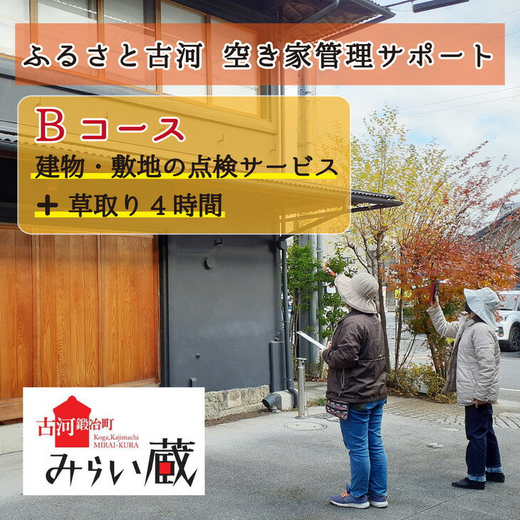 代行サービス(庭木・芝生の手入れ)人気ランク17位　口コミ数「0件」評価「0」「【ふるさと納税】ふるさと古河 空き家管理サポート　Bコース　草取りあり_DW02」