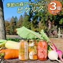 10位! 口コミ数「0件」評価「0」BI88_【無添加】季節の森ファームのピクルス 3個セット※着日指定不可