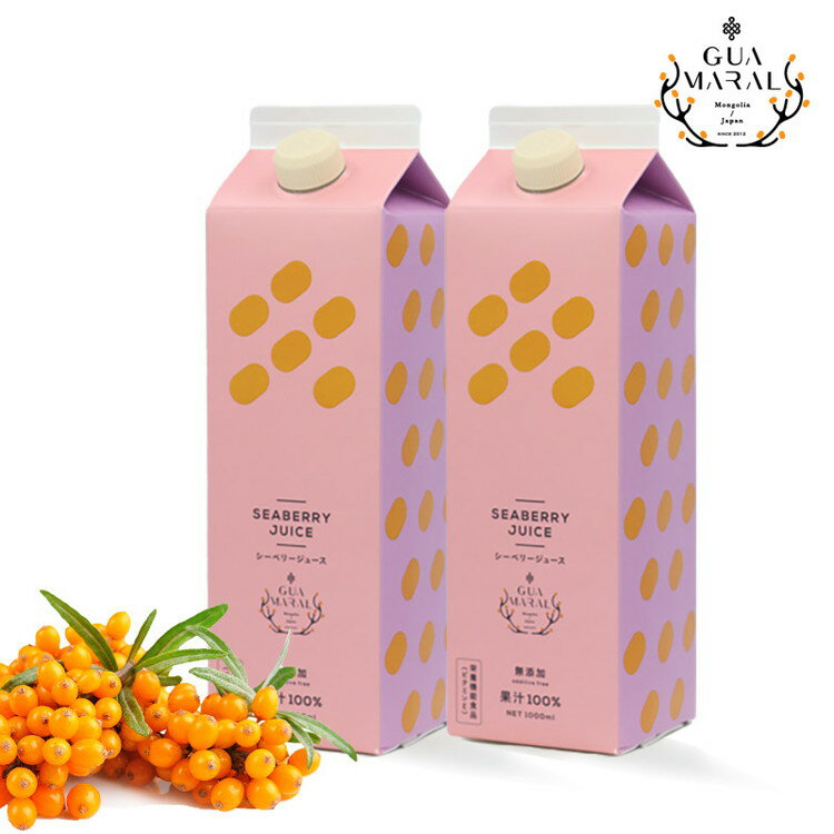【ふるさと納税】DX04_ サジージュース 100% 1000ml×2本セット サジー シーベリー 沙棘 グアマラル 健康ドリンク 健康 美容 栄養 果汁 鉄分補給 栄養補給 健康食品のサムネイル