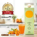 【ふるさと納税】「サジー+ゆず」ジュース 1,000ml×1本|サジージュース サジー シーベリー 沙棘 グアマラル 健康ドリンク 健康 美容 栄養 果汁 鉄分...