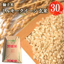 【ふるさと納税】【令和7年産】獅子米 ミルキークイーン 玄米 30kg 岡田ファーム お米 米 おこめ ブランド米 ミルキー 30キロ 国産 単一原料米 コメ ...