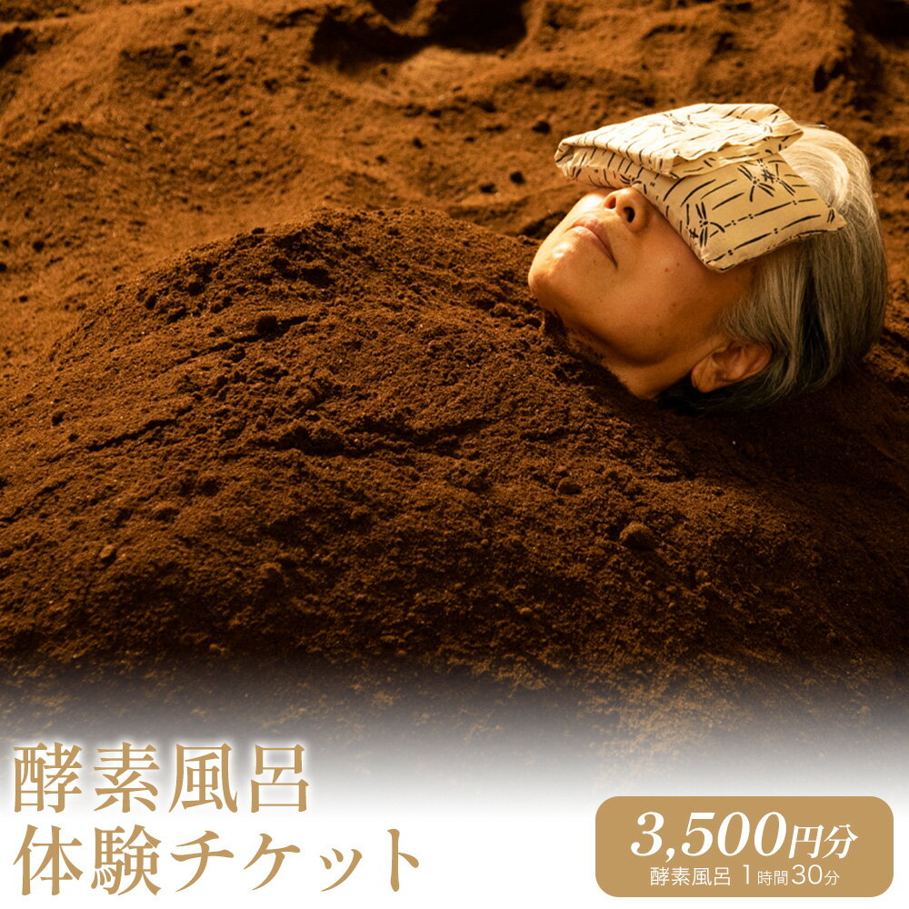 【ふるさと納税】酵素風呂 愛笑虹～まえに～ 体験チケット 3500円分 株式会社トモロー 《30日以内に出..