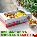 22位! 口コミ数「0件」評価「0」黄色いフルーツトマト「ティポ」＆カラフルトマトMIX　計1.8kg（1箱） ジャム さっぱり 黄色いトマト カラフル 詰め合わせ 食べくらべ･･･ 