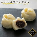 【ふるさと納税】【真盛堂】結城名物・手づくりゆでまんじゅう（30個入り） 和菓子 おまんじゅう スイーツ もちもち 食感 厳選 小豆 自..