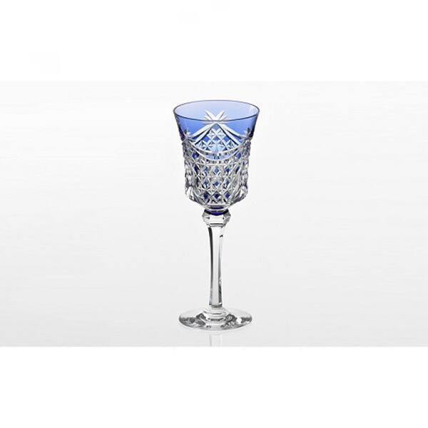 【ふるさと納税】カガミクリスタル 江戸切子ワイングラスセット〈幕襞に四角籠目紋〉KS3602-2835-5 木箱入 | 茨城県 龍ケ崎市 グラス タンブラー ロック 日本酒 ワイン 日本製 プレゼント 贈り物 祝い 誕生日 記念日 高級 海外 土産 敬老 父の日 母の日 退職 送別 1208012