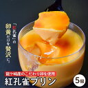 【ふるさと納税】こだわりの紅孔雀の卵を使用したプリン5個セット | プリン ぷりん 食べ比べ 味比べ ギフト 贈答用 プリン専門店 スイーツ お取り寄せ 取り寄...