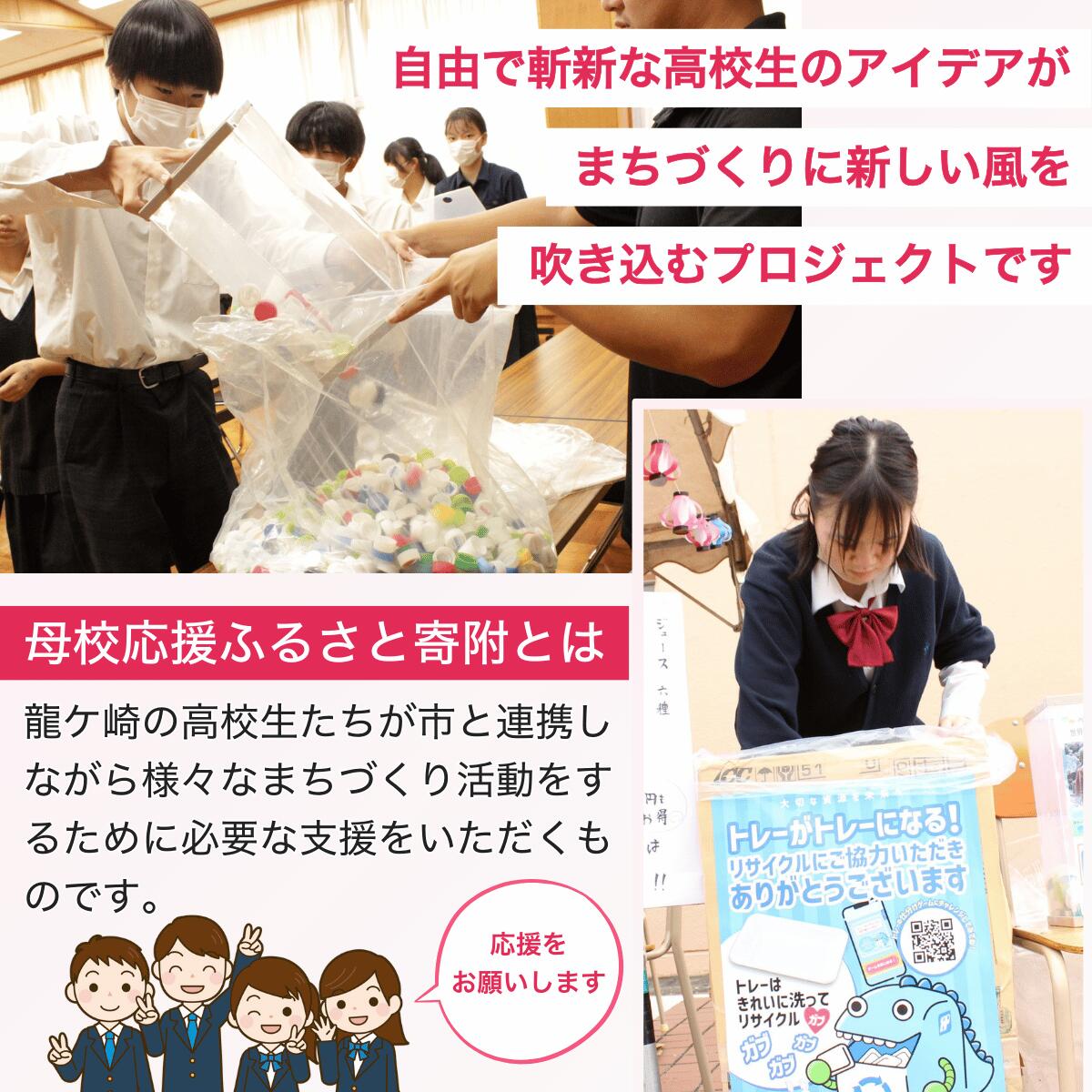 【ふるさと納税】＜思いやり型返礼品＞ 母校応援 ふるさと納税 茨城県立竜ヶ崎南高等学校【寄附金額 2,000円〜10,000円】 | 思いやり型 返礼品 教育支援 母校支援 母校 応援 支援 竜ヶ崎南高 茨城県 龍ケ崎市