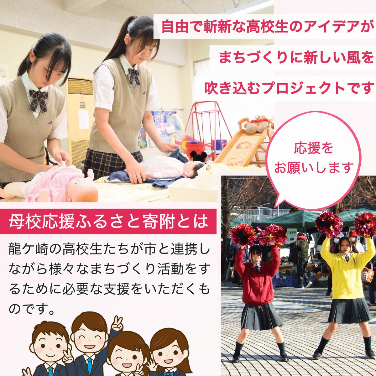 【ふるさと納税】＜思いやり型返礼品＞母校応援 ふるさと納税 愛国学園大学附属龍ケ崎高等学校【寄附金額 2,000円〜10,000円】 | 思いやり型 返礼品 教育支援 母校支援 母校 応援 支援 愛国学園高校 愛国 愛龍高 茨城県 龍ケ崎市