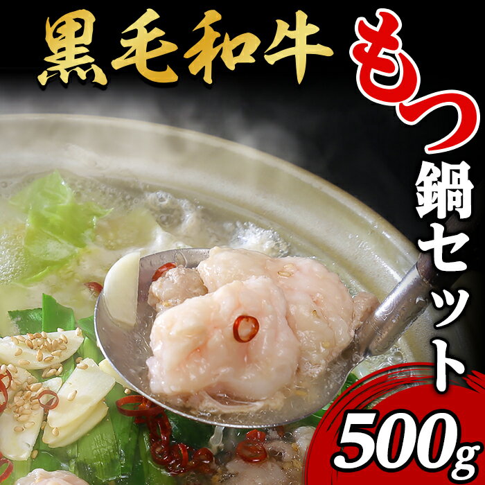 66-7黒毛和牛もつ鍋セット500g