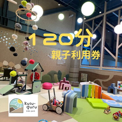 kusu-guru kids park 親子120分利用券 チケット 施設利用券 室内遊び場