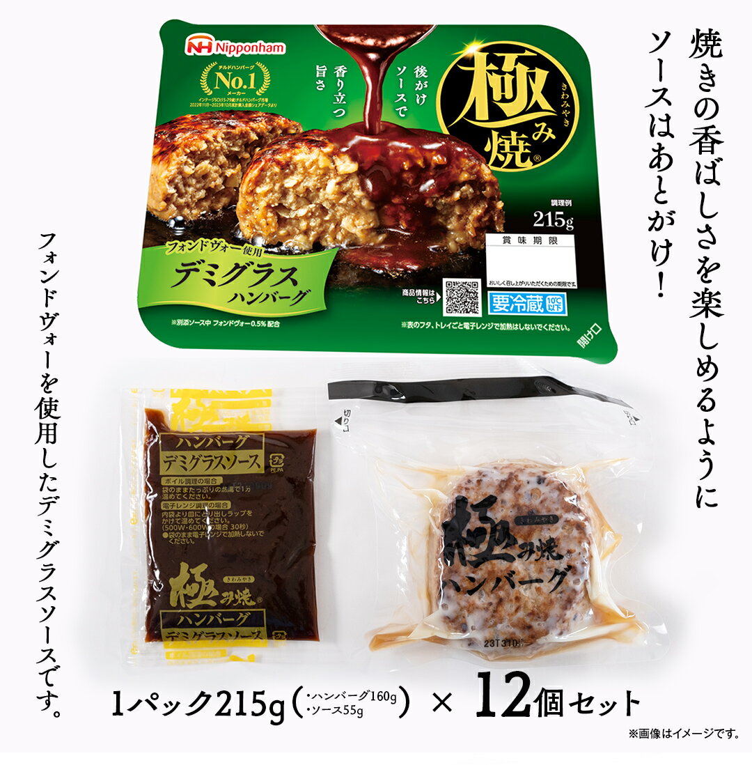 【ふるさと納税】極み焼きハンバーグ（デミグラスソース）セット 加工食品 惣菜 レトルト