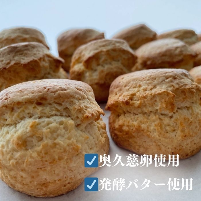 【ふるさと納税】奥久慈卵と発酵バターのスコーン 12個セット 冷凍発送 | 茨城県 常陸太田市 スコーン お菓子 洋菓子 焼き菓子 ブランド卵 発酵バター 贅沢 美味しい グルメ スイーツ デザート おやつ アフタヌーンティー おすすめ 人気 ギフト 贈答品 プレゼント