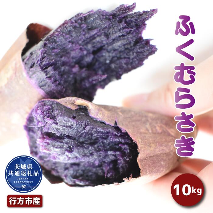 【ふるさと納税】さつまいも「ふくむらさき」約10kg (2025年産)（茨城県共通返礼品・行方市産）
