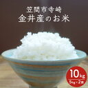 【ふるさと納税】笠間市寺崎・金井産のお米 令和6年産 10kg(5kg×2袋)