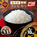【ふるさと納税】 米 令和7年産 新米 無洗米 選べる 3kg 5kg 10kg 最短発送 コシヒカリ こしひかり お米 白米 国産 おにぎり 弁当 R7年産 ごはん おいしい 旨い ふっくら お米 茨城県 笠間市 いばらき