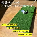 【ふるさと納税】極静ネリマット・スタンスマット付(ゴルフ練習マット)(AG002)