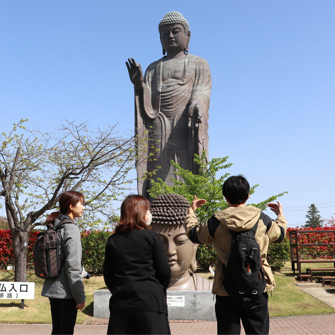 【ふるさと納税】《 案内付き 》 非常階段で登る 牛久大仏 胎内 拝観 ツアー ※ 平日限定 ※ （ 5名様まで ） 貸切 体験 参加券 体験チケット 観光 3