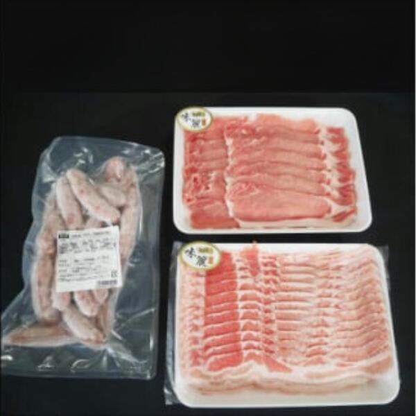 みらい豚 ローススライス バラ薄切り ホワイト 粗挽き ウインナー 詰合せ セット | 茨城県 つくば市 豚肉 豚 ぶた肉 ロース スライス バラ ウインナー 詰合せ 豚肉セット ブランド豚 銘柄豚 ポーク 冷凍 1102662