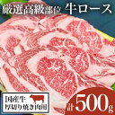 【ふるさと納税】厳選高級部位牛ロース(厚切り焼き肉用)500g【離島・沖縄配送不可】|茨城県 つくば市 牛肉 牛 国産 和牛 リブロース 焼肉 BBQ バーベキュー グリル用肉 ギフトにおすすめ