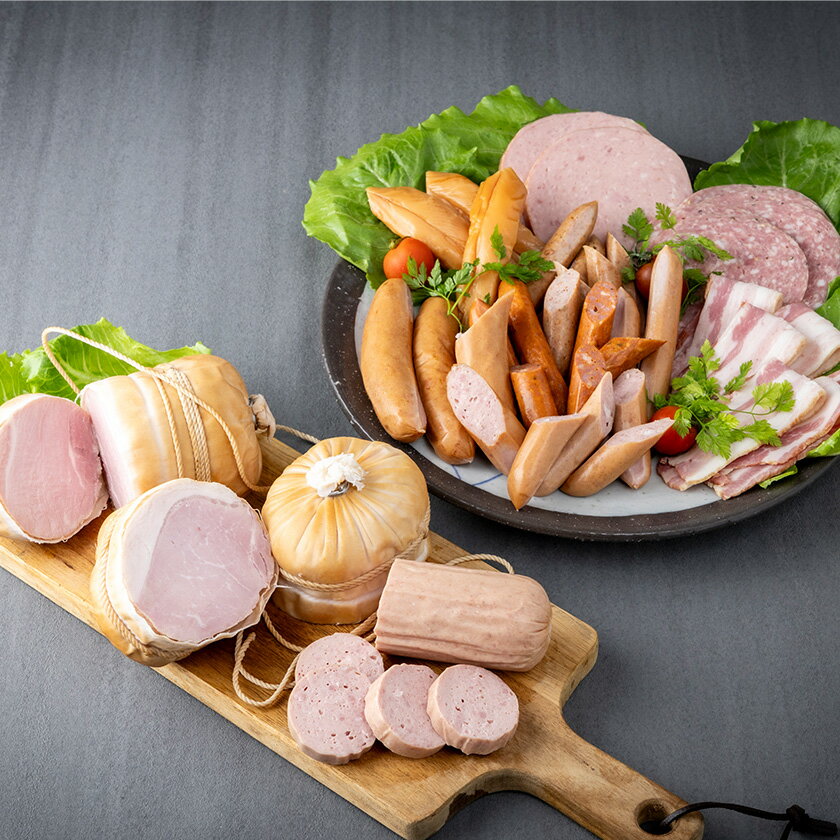 【ふるさと納税】筑波ハム手づくり ハム丸・ソーセージ・ベーコンとスモークササミのバラエティセット11品 | 茨城県 つくば市 おいしい豚肉 ソーセージ ベーコン スモーク ササミ ささみ 保存料なし 着色料なし こだわり ポーク おすすめセット セット 詰め合わせ