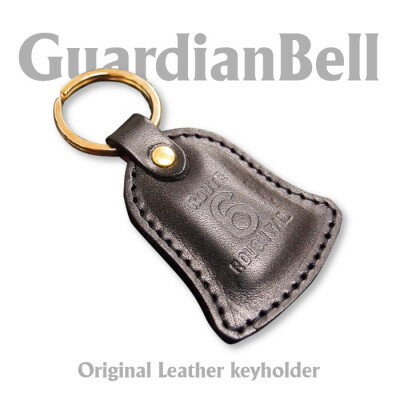 Roughtail leather works[ガーディアンベル レザーキーホルダー]ブラック