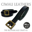 【ふるさと納税】ラフテール【AGE CRAFT-01(38mm) 】Mサイズ BELT-AC01-BK-BR-M【1639655】