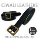 【ふるさと納税】ラフテール【AGE CRAFT-01(38mm) 】Lサイズ BELT-AC01-BK-BR-L【1639656】