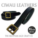 【ふるさと納税】ラフテール【AGE CRAFT-01(38mm) 】XLサイズ BELT-AC01-BK-BR-XL【1639657】
