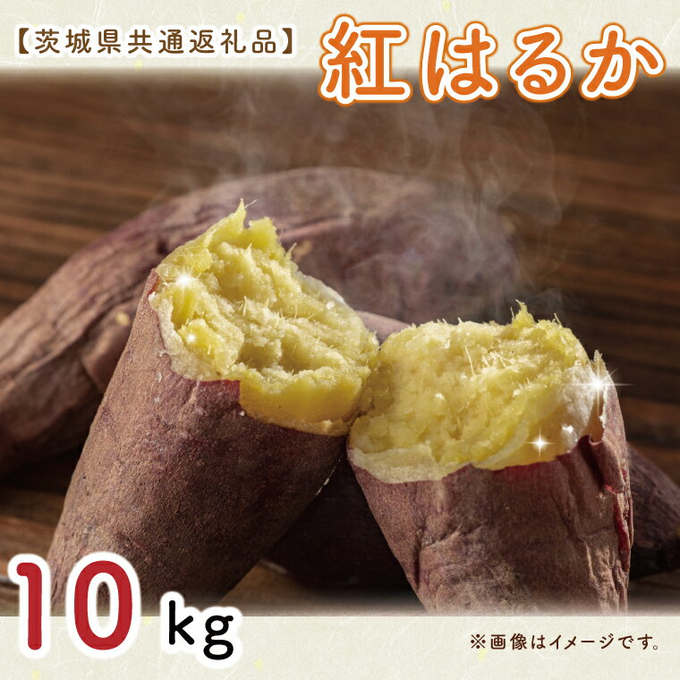 【ふるさと納税】 【先行予約】【茨城県共通返礼品】さつまいも　紅はるか 10kg（水戸市・ひたちなか市..