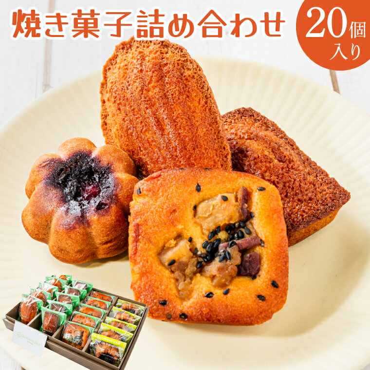 【ふるさと納税】焼菓子20コ詰め合わせ (KCX-1)